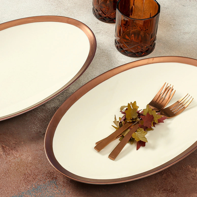 Copper Line Collection lifestyle image serving set