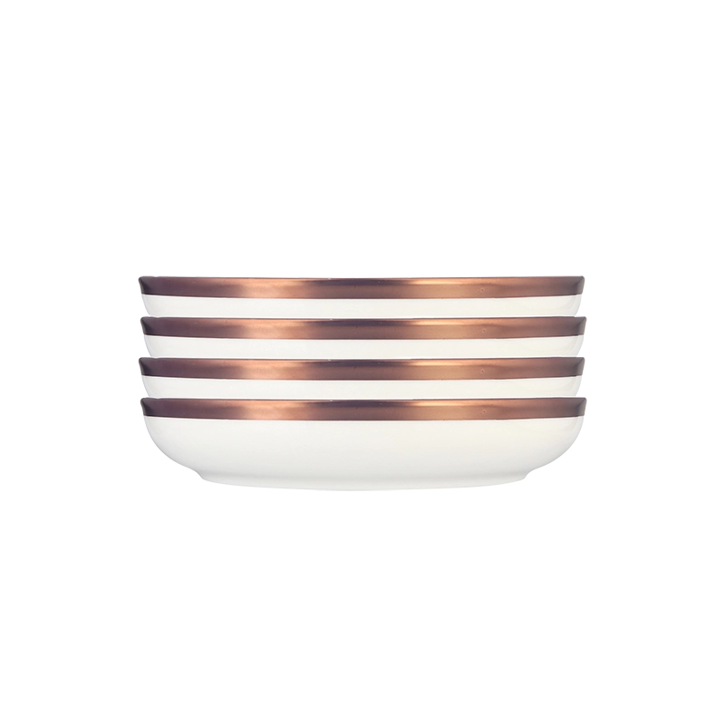 Copper Line Collection 4 Piece Bowl Set