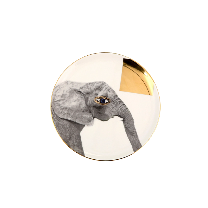 Wild Life 4 Piece Cake Plate Set