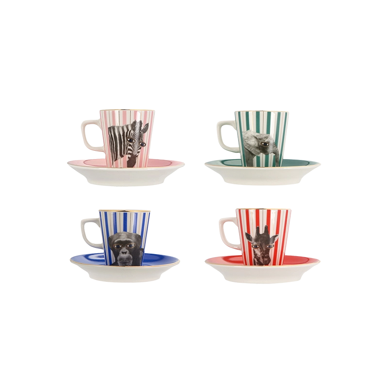 Wild Life 8 Piece Espresso Set