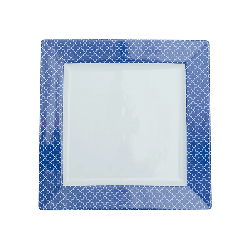 Blue Passion 3 Piece Dinnerware Set (Design 1)