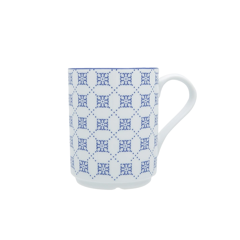 Blue Passion 4 Piece Dinnerware Set w/Mug (Design 2)