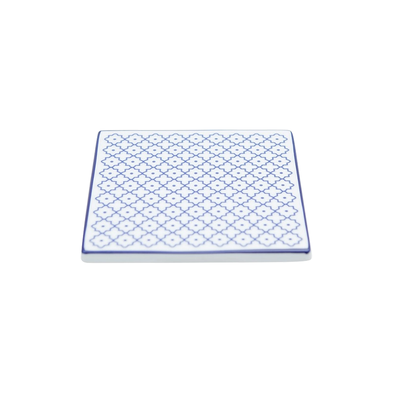 BLUE PASSION 4 PIECE COASTER SET