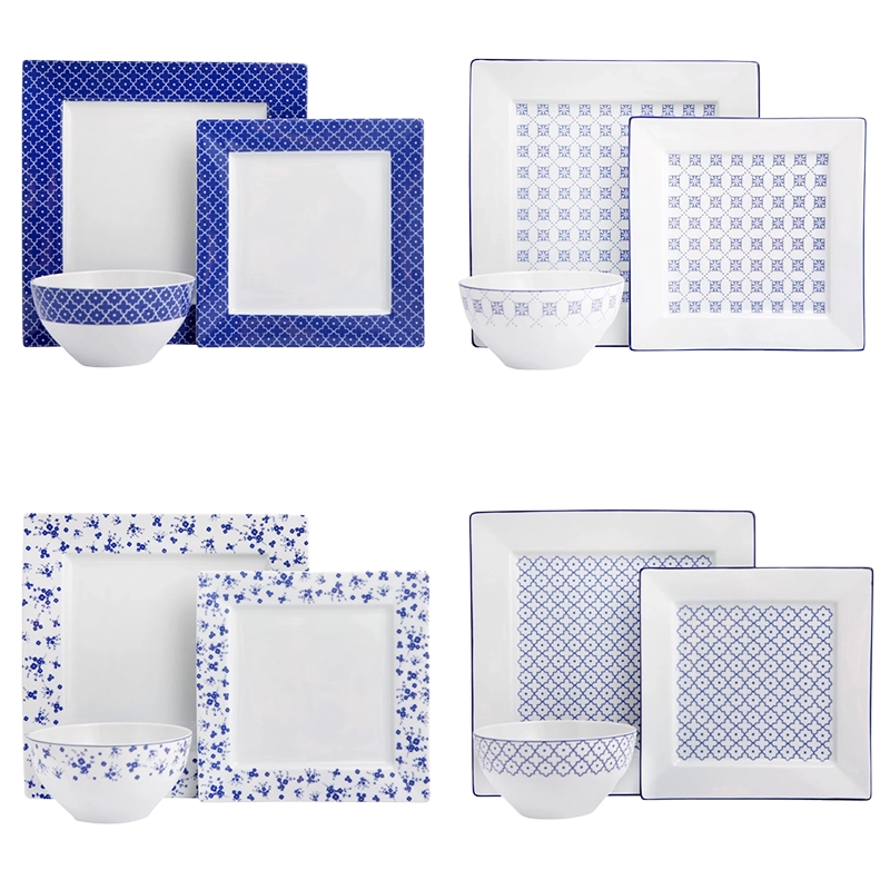 Blue Passion 12 Piece Dinnerware Set