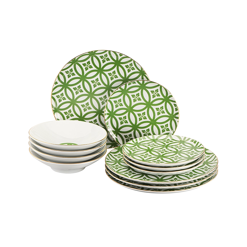 Morocco 12 Piece Dinnerware Set