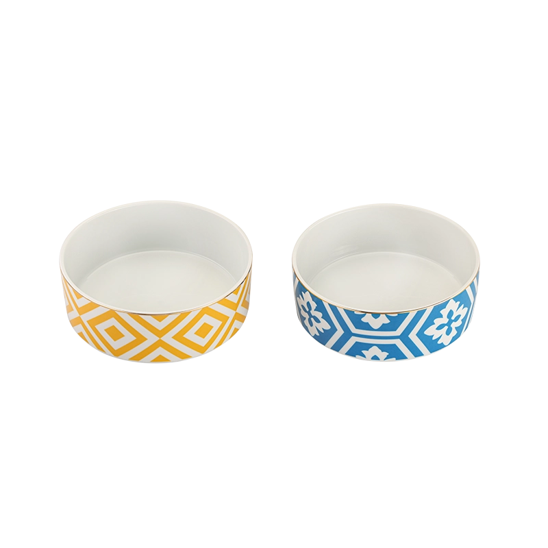 Morocco 2 Piece Bowl Set (Blue & Yellow)