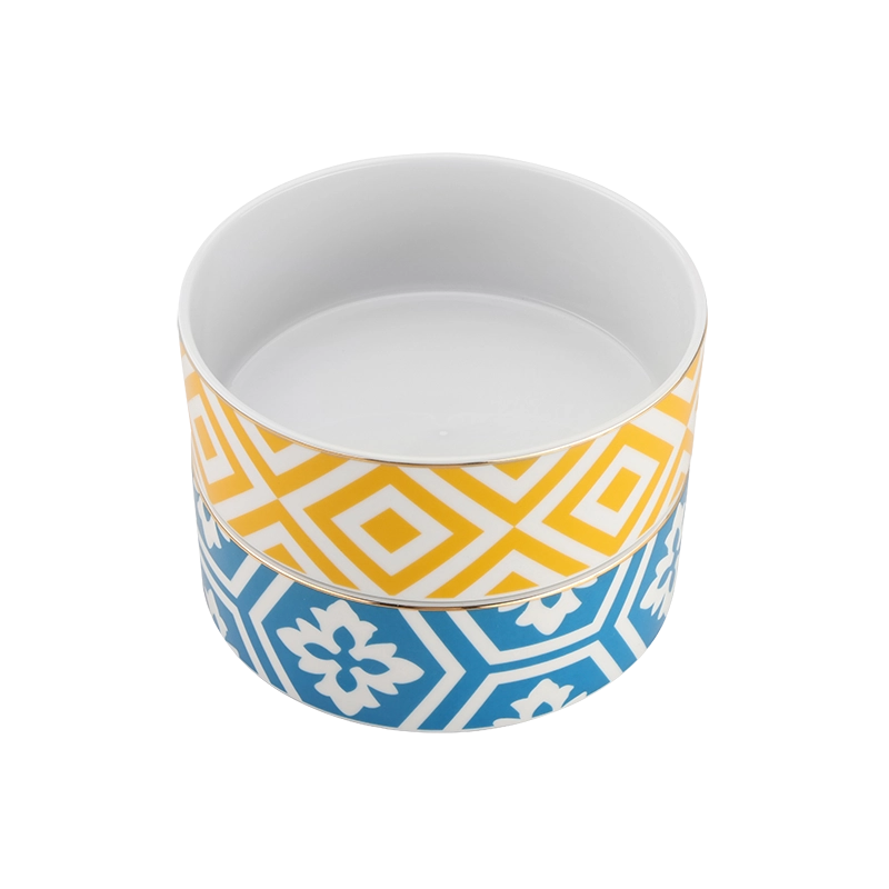 Morocco 2 Piece Bowl Set (Blue & Yellow)