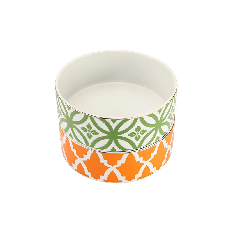 Morocco 2 Piece Bowl Set (Green & Orange)