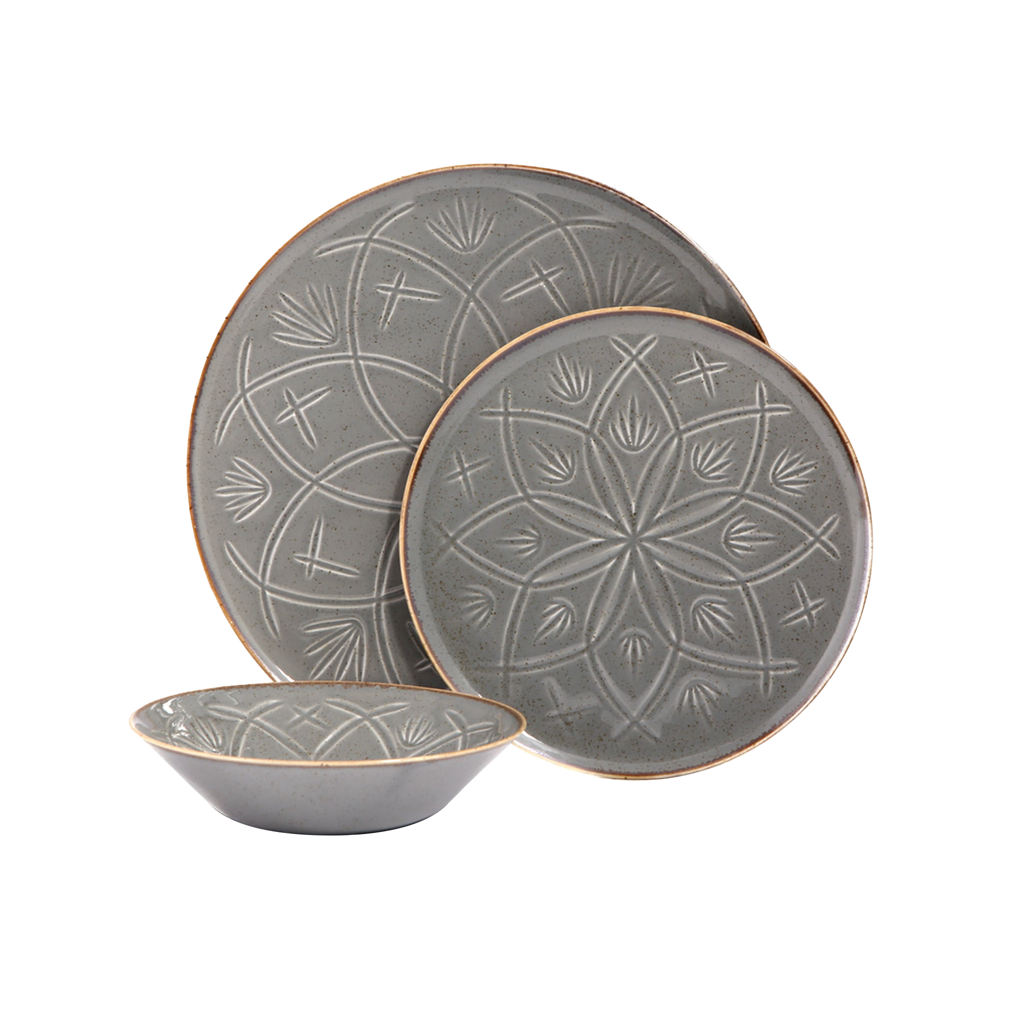 Christina 3 Piece Dinnerware Set