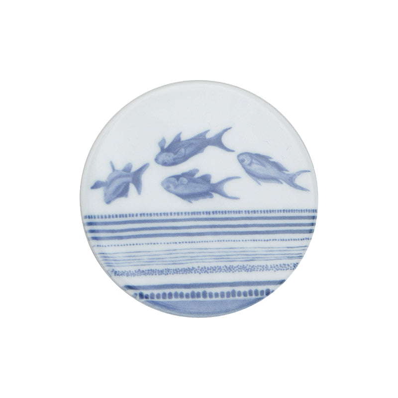 Marine Blue 6 Piece Coaster Set
