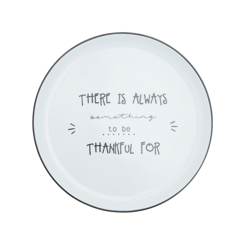 Be Happy 4 Piece Cake Plate Set (Designs 1-4)