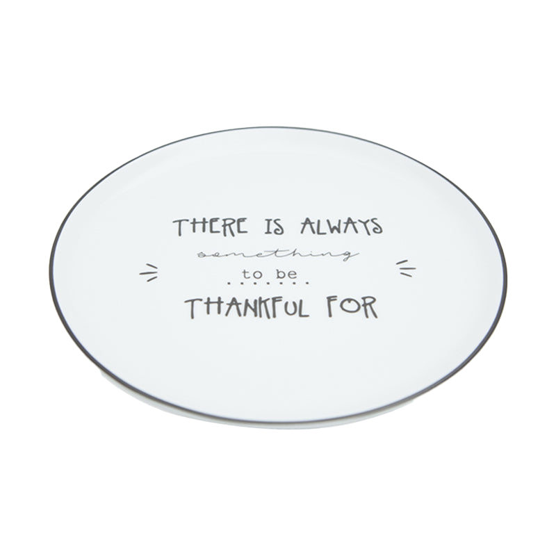 Be Happy 4 Piece Cake Plate Set (Designs 1-4)