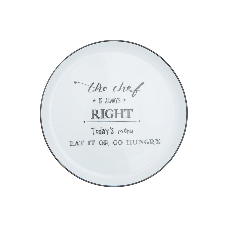 Be Happy 4 Piece Cake Plate Set (Designs 5-8)