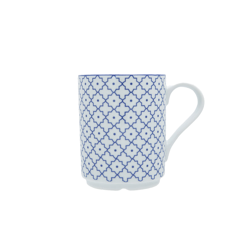 Blue Passion 4 Piece Mug Set