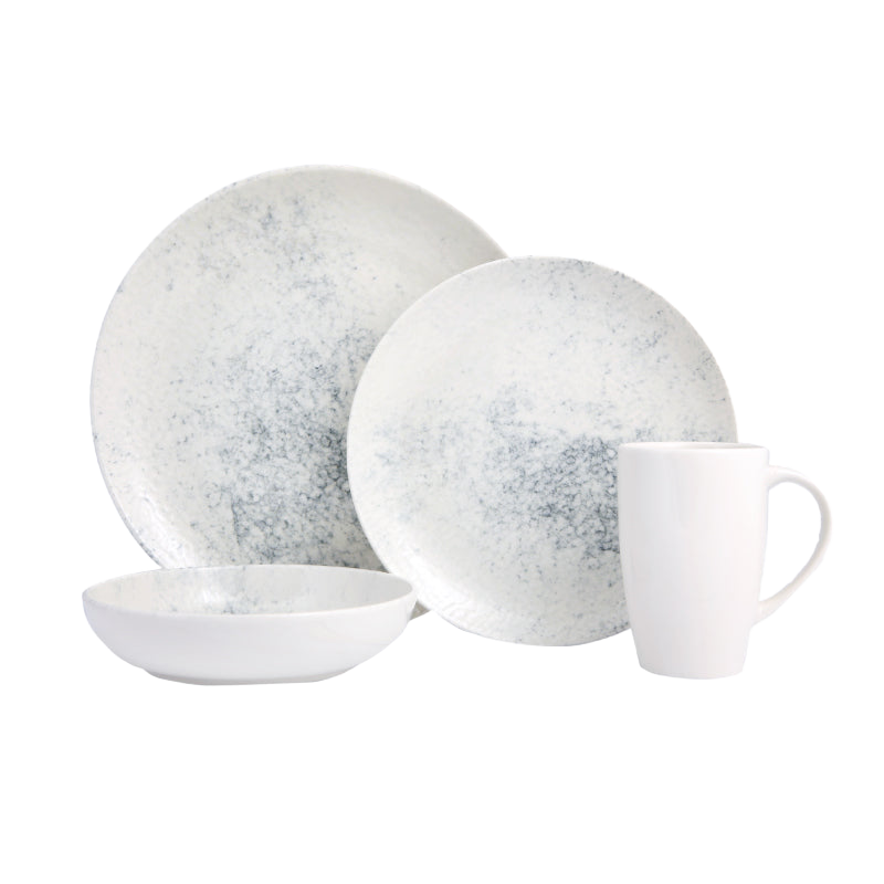 Smoky 4 Piece Dinnerware Set w/Mug
