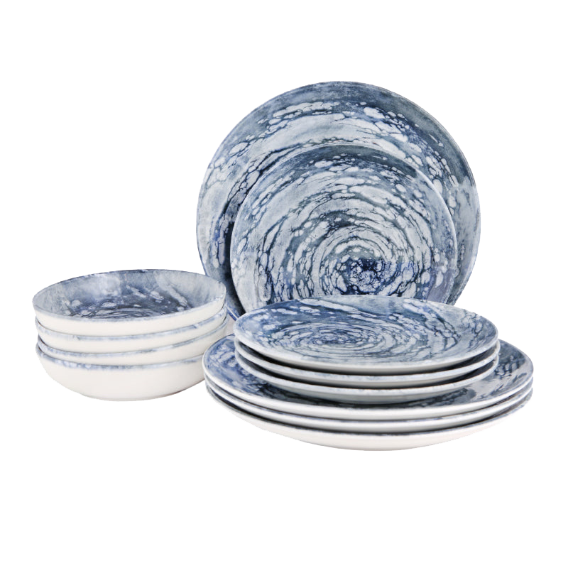 Vortex 12 Piece Dinnerware Set
