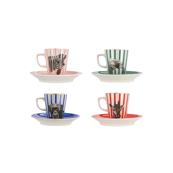 Wild Life 8 Piece Espresso Set
